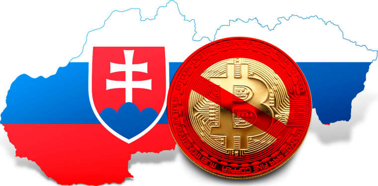 Банки Словакии закрыли счета всех частных лиц и компаний связанных с криптовалютами