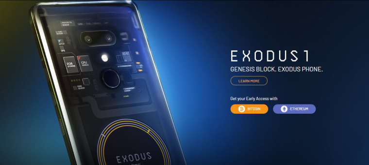 HTC объявила о прелзаказе на блокчейн-смартфон Exodus 1